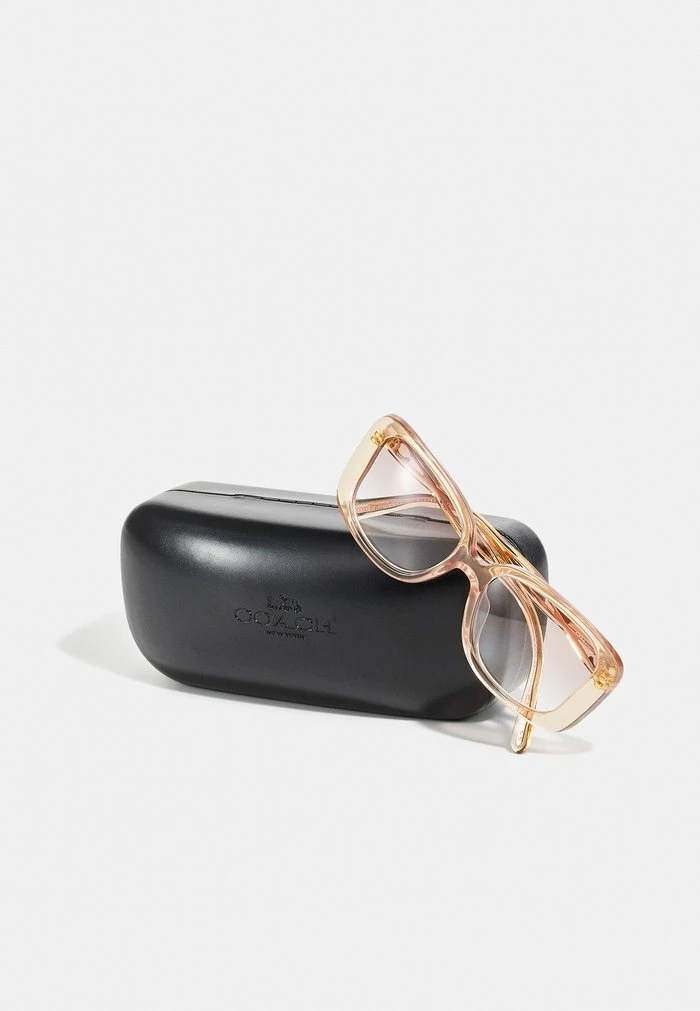 Coach Sunglasses - Transparent Blush 4 Coach Sunglasses - Transparent Blush - Image 4