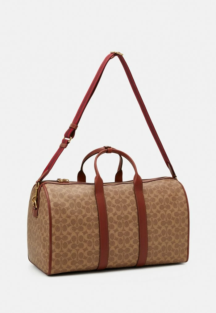 Coach SIGNATURE GOTHAM DUFFLE UNISEX - Weekend Bag - Tan/rust 2 Coach SIGNATURE GOTHAM DUFFLE UNISEX - Weekend Bag - Tan/rust - Image 2