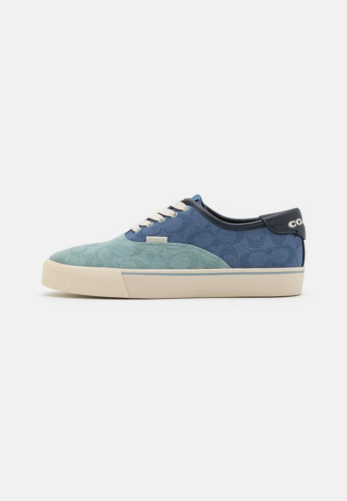 Coach LACE UP SKATE - Trainers - Light Blue / Dark Blue 1 Coach LACE UP SKATE - Trainers - Light Blue / Dark Blue