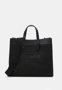 Coach FIELD TOTE WITH BADGE UNISEX - Tote Bag - Black