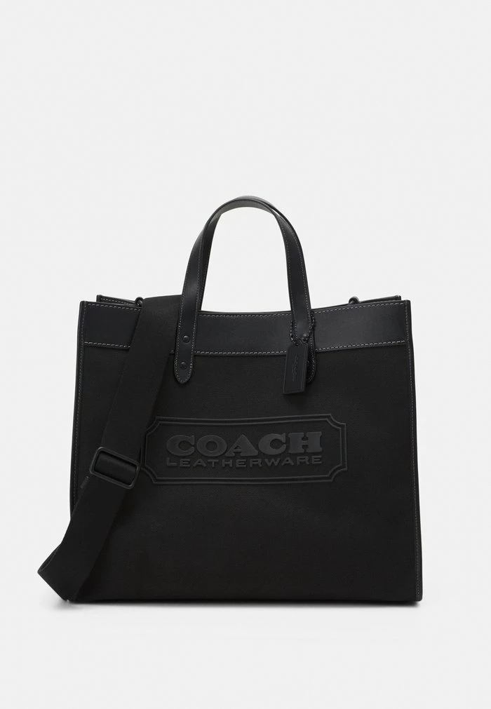 Coach FIELD TOTE WITH BADGE UNISEX - Tote Bag - Black 1 Coach FIELD TOTE WITH BADGE UNISEX - Tote Bag - Black