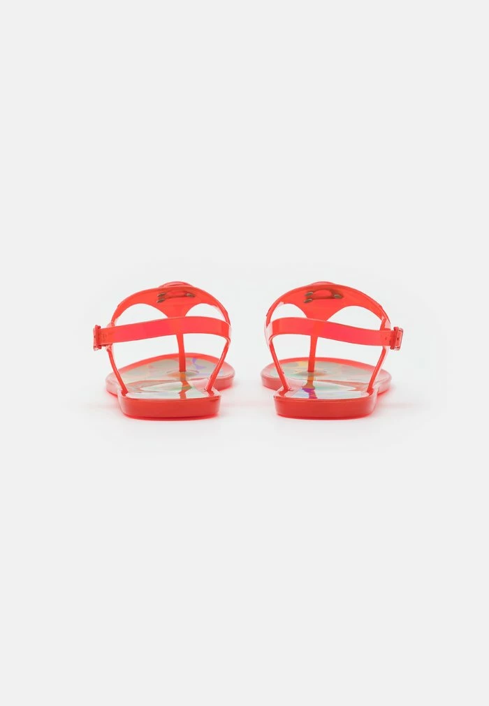 Coach NATALEE - T-bar Sandals - Red Orange 4 Coach NATALEE - T-bar Sandals - Red Orange - Image 4