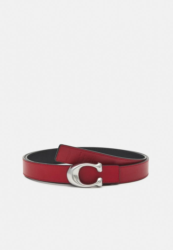 Coach SCULPTED REVERSIBLE BELT - Belt - Black/red 2 Coach SCULPTED REVERSIBLE BELT - Belt - Black/red - Image 2