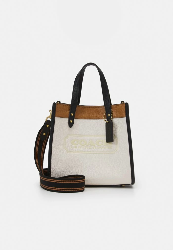 Coach COLORBLOCK BADGE FIELD TOTE WITH CROSSBODY - Handbag - Chalk/multi 1 Coach COLORBLOCK BADGE FIELD TOTE WITH CROSSBODY - Handbag - Chalk/multi