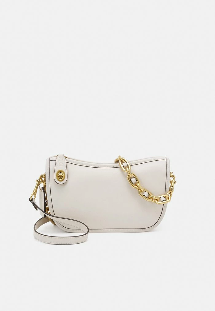 Coach ORIGINALS GLOVETANNED SWINGER WITH CHAIN - Handbag - Chalk 1 Coach ORIGINALS GLOVETANNED SWINGER WITH CHAIN - Handbag - Chalk