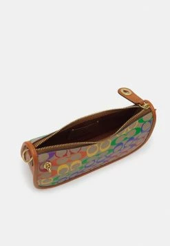 Coach PRIDE COATED SIGNATURE SWINGER - Handbag - Tan Hazelnut/multi 8 Coach PRIDE COATED SIGNATURE SWINGER - Handbag - Tan Hazelnut/multi -Coach Shop bae32ebc852d499aa5134c356dbf3900