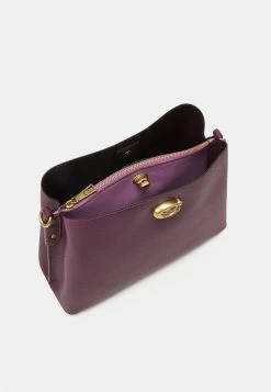 Coach SHOULDER BAG - Handbag - Deep Berry -Coach Shop bc9f55a454b64b7dbaa4886b0d79e548