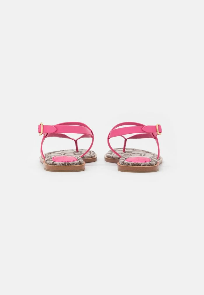 Coach JOSIE RECYCLED - T-bar Sandals - Petunia 4 Coach JOSIE RECYCLED - T-bar Sandals - Petunia - Image 4