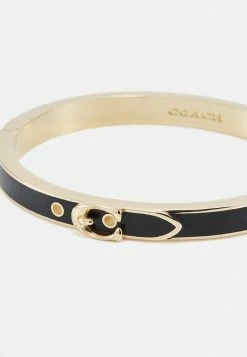 Coach C BUCKLE THIN BANGLE - Bracelet - Gold-coloured/black -Coach Shop c253e0b97d0e45628d6d7800f5da89d3