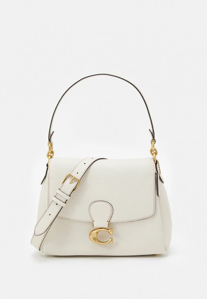 Coach SOFT PEBBLE MAY SHOULDER BAG - Handbag - Chalk 2 Coach SOFT PEBBLE MAY SHOULDER BAG - Handbag - Chalk - Image 2