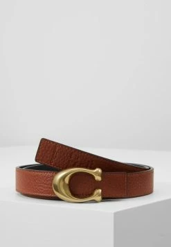 Coach SCULPTED REVERSIBLE BELT - Belt - Saddle 10 Coach SCULPTED REVERSIBLE BELT - Belt - Saddle -Coach Shop c377d32a4ce94d3f8a99e7c658c26aee