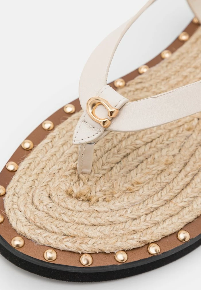 Coach GRACEY - T-bar Sandals - Chalk 7 Coach GRACEY - T-bar Sandals - Chalk - Image 7