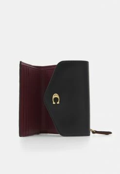 Coach COLORBLOCK COATED SIGNATURE SMALL WALLET - Wallet - Tan Black -Coach Shop c9811ffd1fc54f8faadecab8bbfb17f6