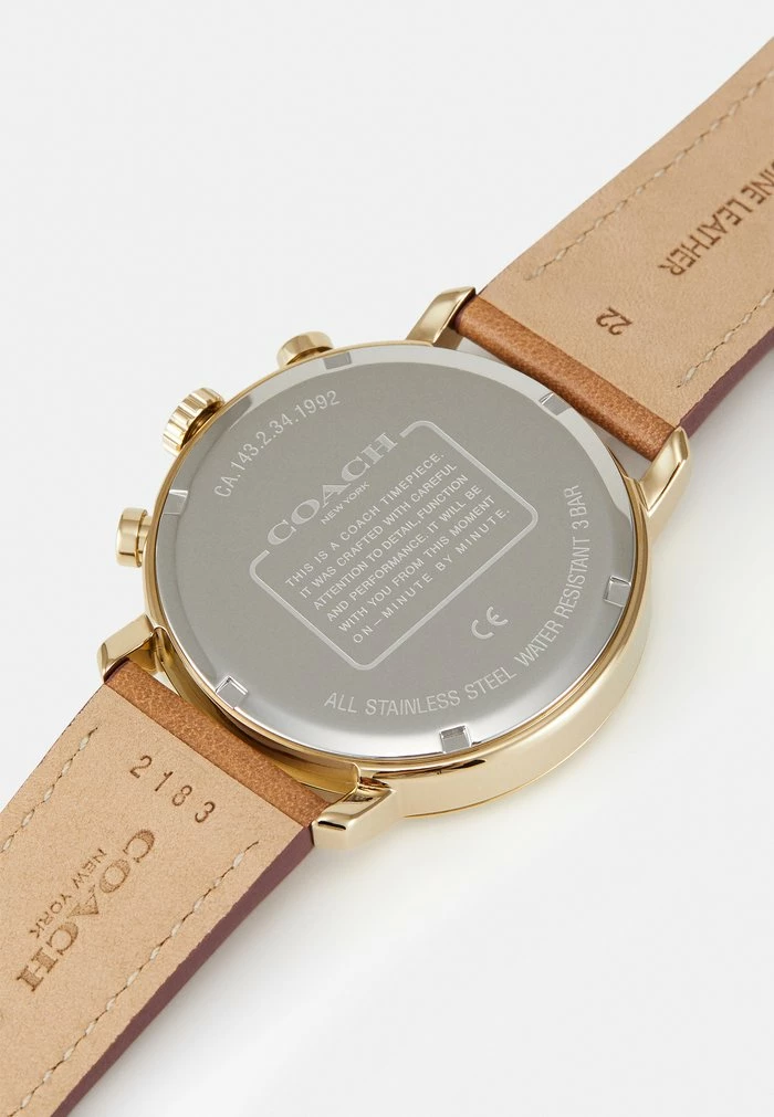 Coach HARRISON - Chronograph Watch - Brown/black 4 Coach HARRISON - Chronograph Watch - Brown/black - Image 4