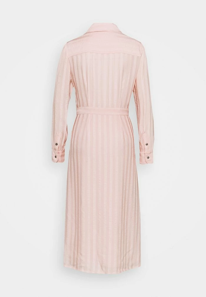 Coach LONG STRIPED DRESS - Shirt Dress - Cloud Pink 2 Coach LONG STRIPED DRESS - Shirt Dress - Cloud Pink - Image 2