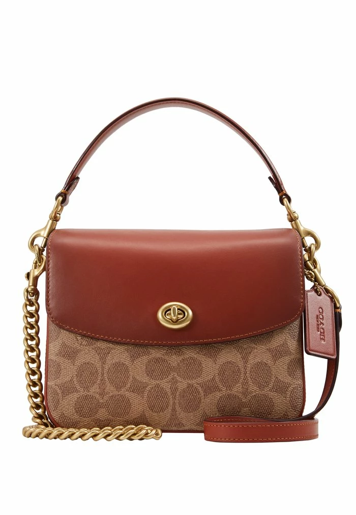 Coach COATED SIGNATURE CASSIE CROSSBODY - Handbag - Tan Rust 5 Coach COATED SIGNATURE CASSIE CROSSBODY - Handbag - Tan Rust - Image 5