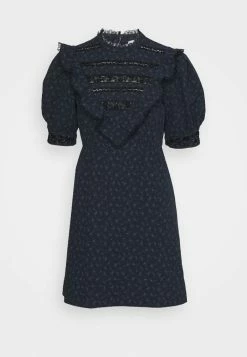 Coach SHORT PARTY DRESS - Cocktail Dress / Party Dress - Black/dark Blue