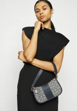 Coach SIGNATURE SWINGER - Handbag - Navy Midnight Navy
