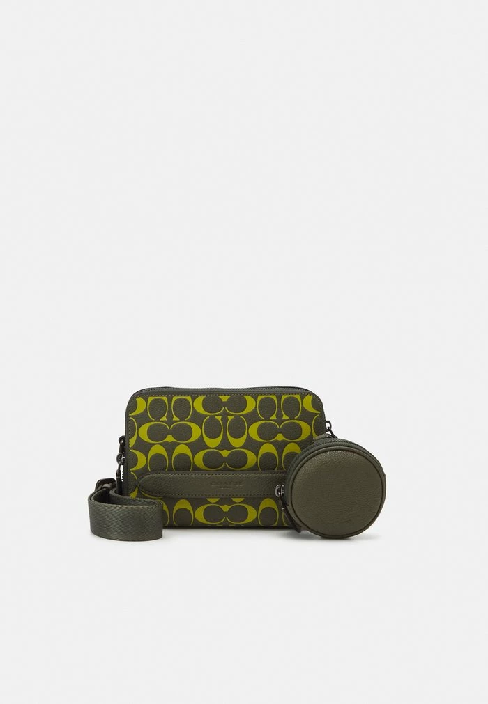 Coach CHARTER CROSSBODY WITH HYBRID IN PRINTED SIGNATURE SET UNISEX - Across Body Bag - Army Green/key Lime 1 Coach CHARTER CROSSBODY WITH HYBRID IN PRINTED SIGNATURE SET UNISEX - Across Body Bag - Army Green/key Lime