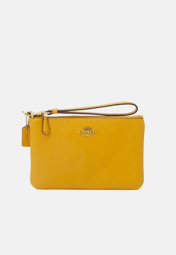 Coach POLISHED SMALL WRISTLET - Clutch - Buttercup 1 Coach POLISHED SMALL WRISTLET - Clutch - Buttercup