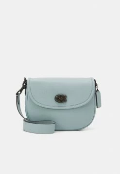 Coach POLISHED PEBBLE WILLOW SADDLE BAG - Across Body Bag - Aqua
