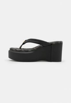 Coach FRANKI - T-bar Sandals - Black