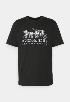 Coach EVERGREEN HORSE AND CARRIAGE - Print T-shirt - Black 10 Coach EVERGREEN HORSE AND CARRIAGE - Print T-shirt - Black -Coach Shop d700a0eb2ab5465d86b7c002f583a518