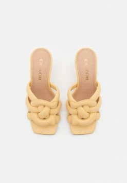 Coach KELLIE - Heeled Mules - Vanilla 11 Coach KELLIE - Heeled Mules - Vanilla -Coach Shop d9f78aeaba764351a0dc363d4c4d011e