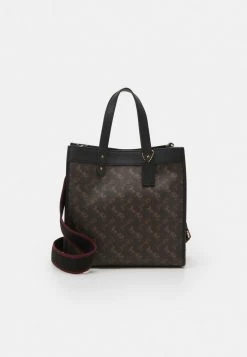 Coach HORSE AND CARRIAGE TOTE - Handbag - Black/brown