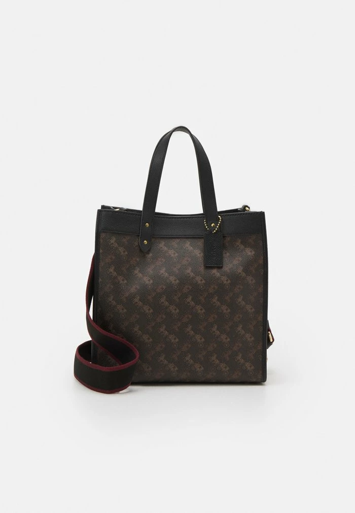 Coach HORSE AND CARRIAGE TOTE - Handbag - Black/brown 1 Coach HORSE AND CARRIAGE TOTE - Handbag - Black/brown