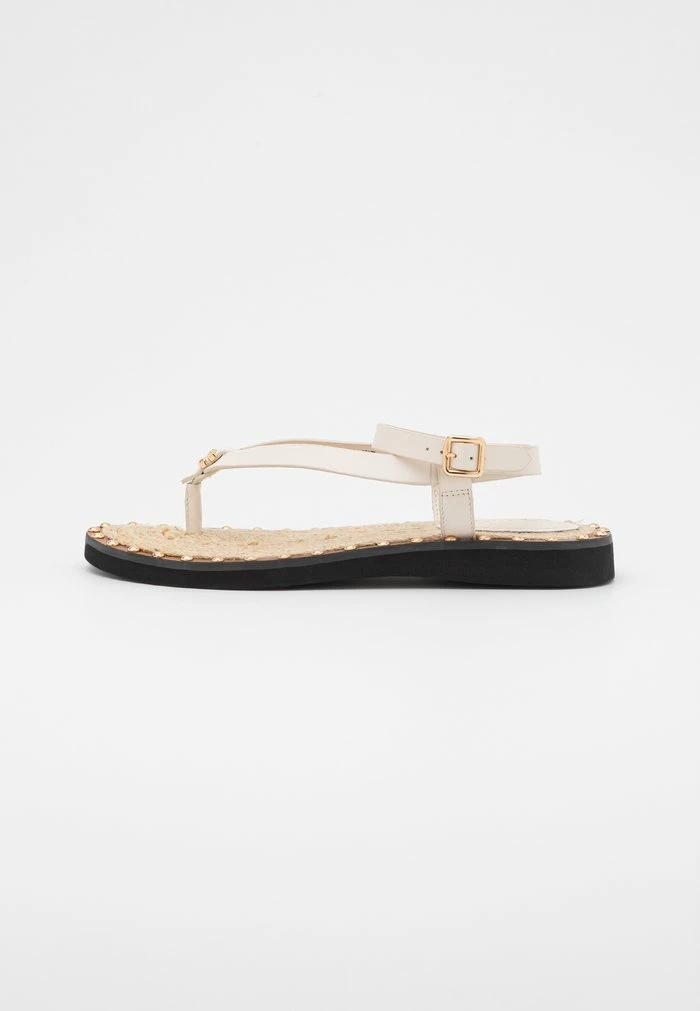 Coach GRACEY - T-bar Sandals - Chalk 2 Coach GRACEY - T-bar Sandals - Chalk - Image 2