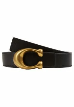 Coach SCULPTED REVERSIBLE BELT - Belt - Black/saddle 8 Coach SCULPTED REVERSIBLE BELT - Belt - Black/saddle -Coach Shop e0921199c5a8470481df98ddcc488084