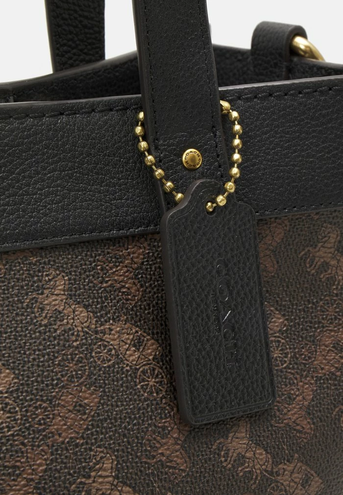 Coach HORSE AND CARRIAGE TOTE - Handbag - Black/brown 6 Coach HORSE AND CARRIAGE TOTE - Handbag - Black/brown - Image 6