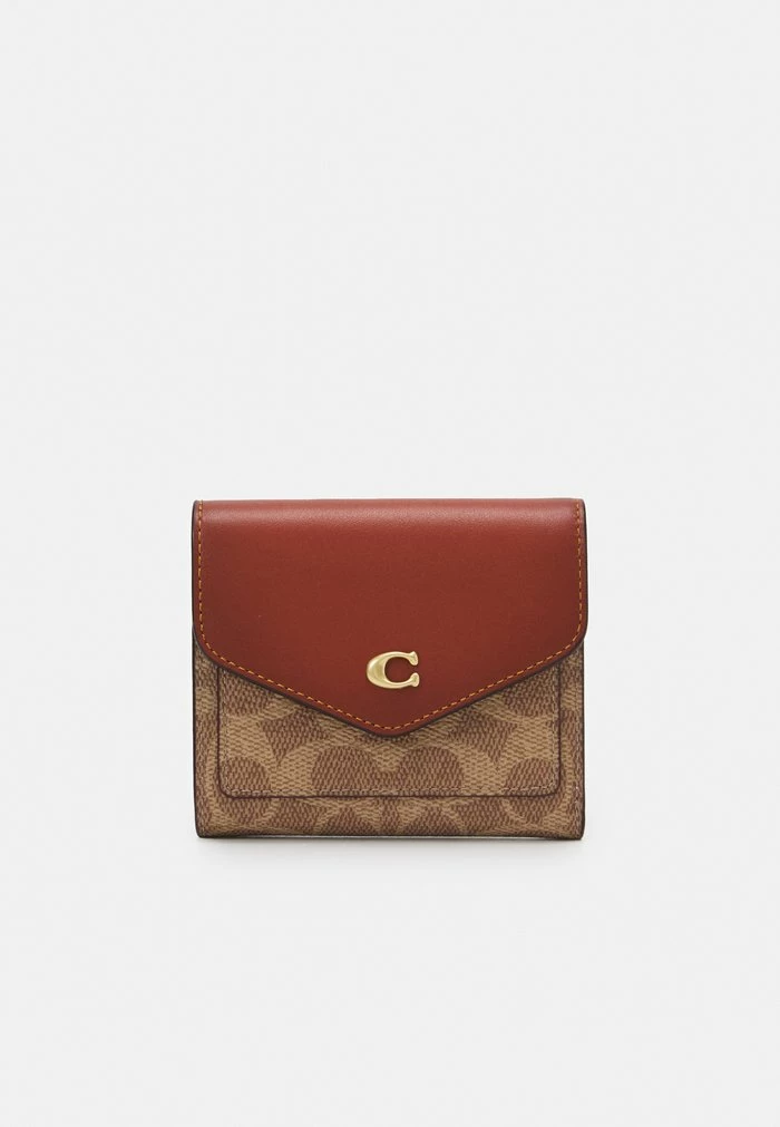 Coach COLORBLOCK SIGNATURE SMALL WALLET - Wallet - Tan Rust 1 Coach COLORBLOCK SIGNATURE SMALL WALLET - Wallet - Tan Rust