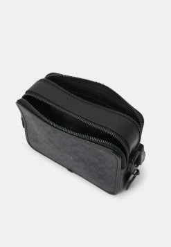 Coach CHARTER CROSSBODY SIGNATURE COATED UNISEX - Across Body Bag - Mottled Dark Grey -Coach Shop e397462c09af463fa2dd239ed88f1dd3