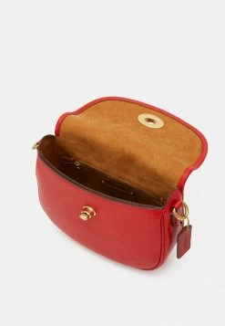 Coach POLISHED PEBBLE WILLOW SADDLE BAG - Across Body Bag - Sport Red -Coach Shop e613e9f1fc9e48249d41e04e2f68b605