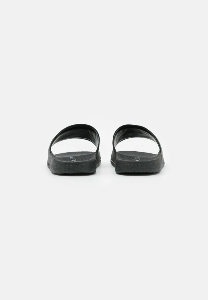 Coach UDELE COATED SLIDE - Mules - Charcoal/black 4 Coach UDELE COATED SLIDE - Mules - Charcoal/black - Image 4