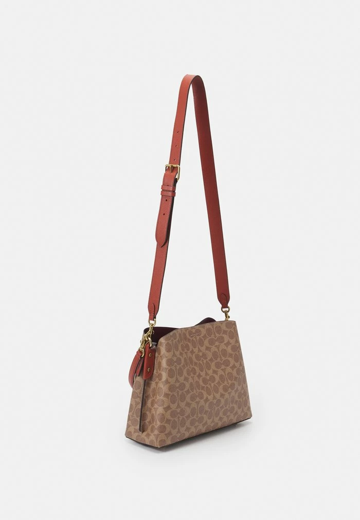 Coach SIGNATURE WILLOW SHOULDER BAG - Handbag - Tan/rust 2 Coach SIGNATURE WILLOW SHOULDER BAG - Handbag - Tan/rust - Image 2