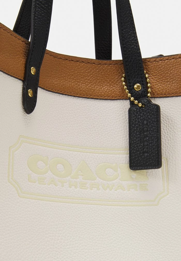 Coach COLORBLOCK BADGE FIELD TOTE WITH CROSSBODY - Handbag - Chalk/multi 4 Coach COLORBLOCK BADGE FIELD TOTE WITH CROSSBODY - Handbag - Chalk/multi - Image 4