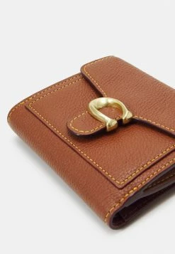 Coach POLISHED PEBBLE TABBY SMALL WALLET - Wallet - Saddle -Coach Shop f1a77865ddc1406ea7c97abd08b9eac5