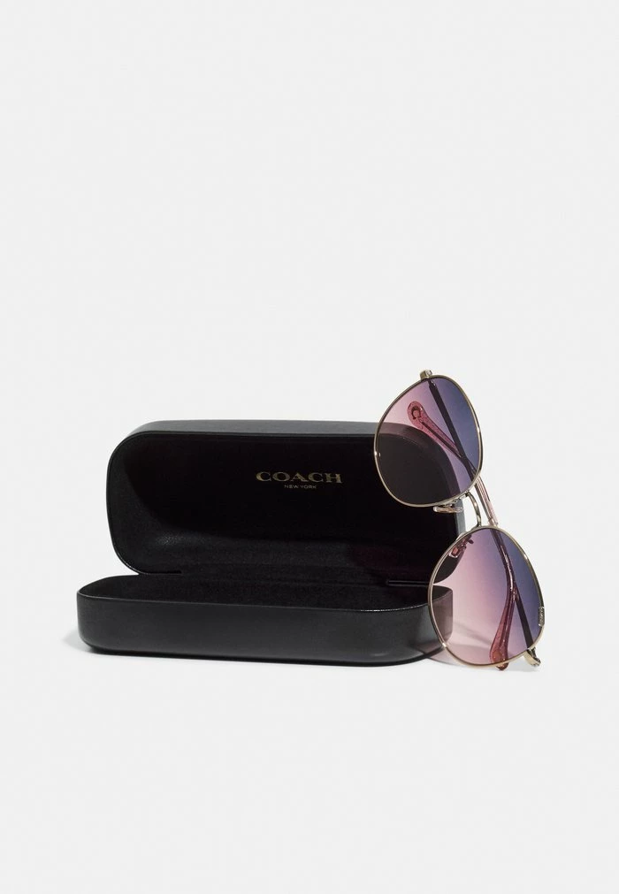 Coach Sunglasses - Shiny Light Gold-coloured 4 Coach Sunglasses - Shiny Light Gold-coloured - Image 4