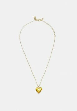 Coach HEART CHAIN NECKLACE - Necklace - Gold-coloured