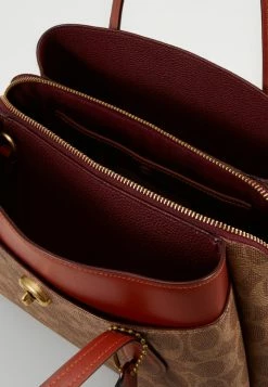 Coach SIGNATURE LORA CARRYALL - Handbag - Tan Rust -Coach Shop f8ffcb82a0aa4c68887d5dfc5aea57f0