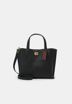 Coach POLISHED WILLOW TOTE - Tote Bag - Black